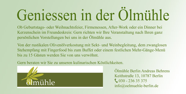 Infos Feiern Oelmuehle Berlin