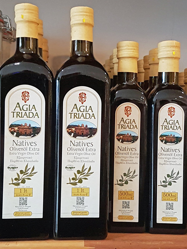 FRISCH EINGETROFFEN! Natives Olivenöl extra - Agia Triada - 1 l