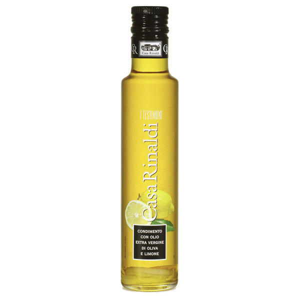 Zitronenöl, natives Olivenöl extra mit Zitrone - Casa Rinaldi - 0,25 l