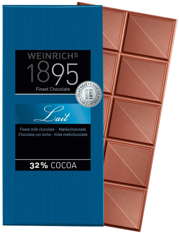 WEINRICHs Edelvollmilchschokolade - 32% Kakao