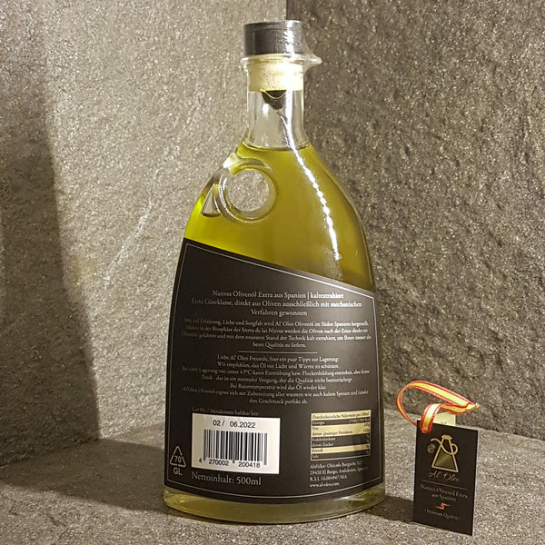 Natives Olivenöl extra - Al´ Oleo - in der Präsentbox - 0,5 l