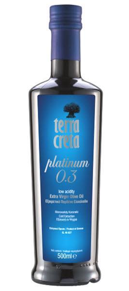 Natives Olivenöl extra - Terra Creta Platinum 0.3 - 0,5 l