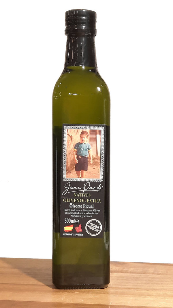 Natives Olivenöl extra - Juan Pardo Picual - 0,5 l -EINFÜHRUNGSPREIS-