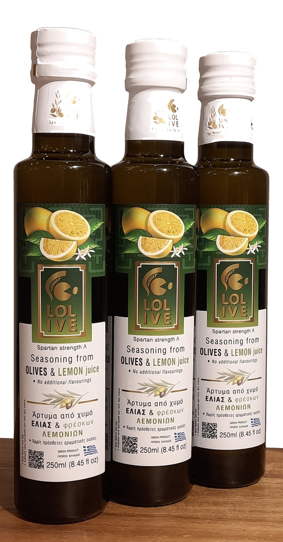 Zitronenöl, natives Olivenöl extra und Zitrone - Lolive - 0,25 l